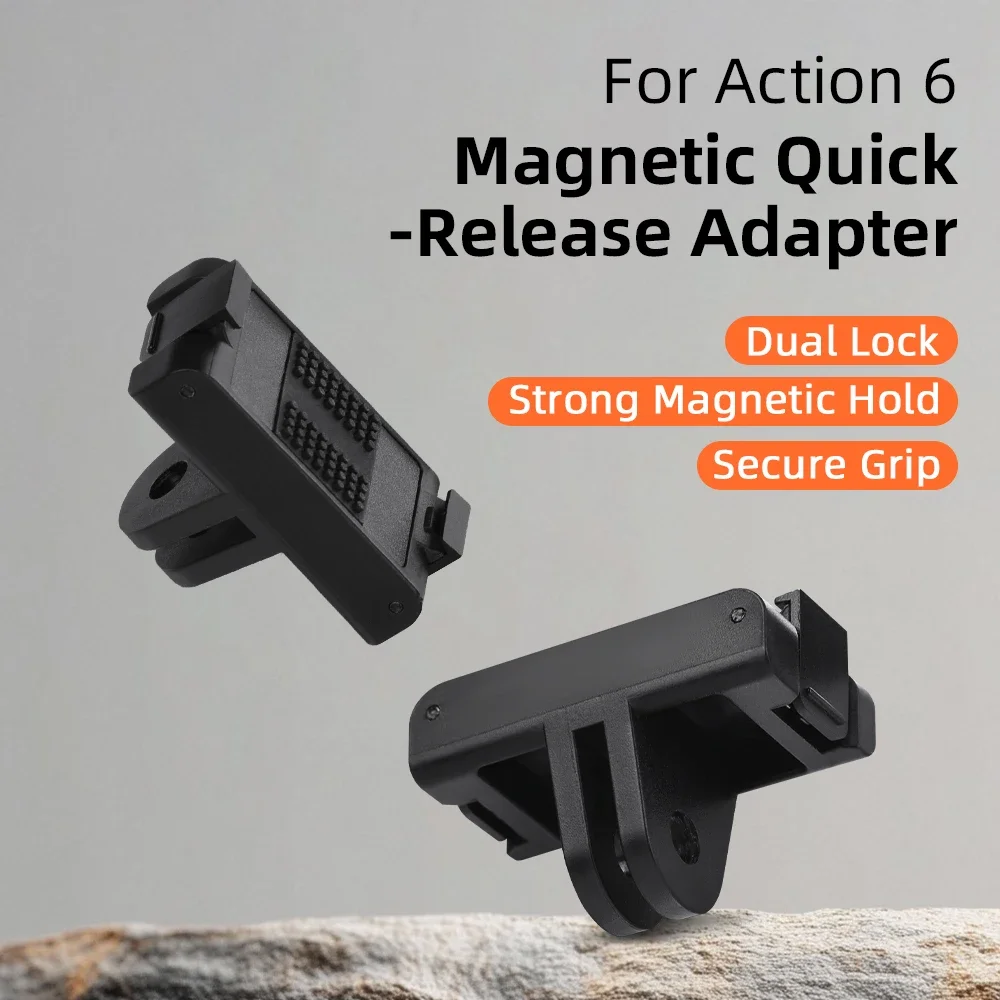 For DJI Osmo Action 6/Nano Magnetic Quick Release Adapter, Dual Lock Strong Hold Secure Grip Mount for Action Camera Accessories
For DJI Osmo Action 6/Nano Magnetic Quick Release Adapter, Dual Lock Strong Hold Secure Grip Mount for Action Camera Accessories