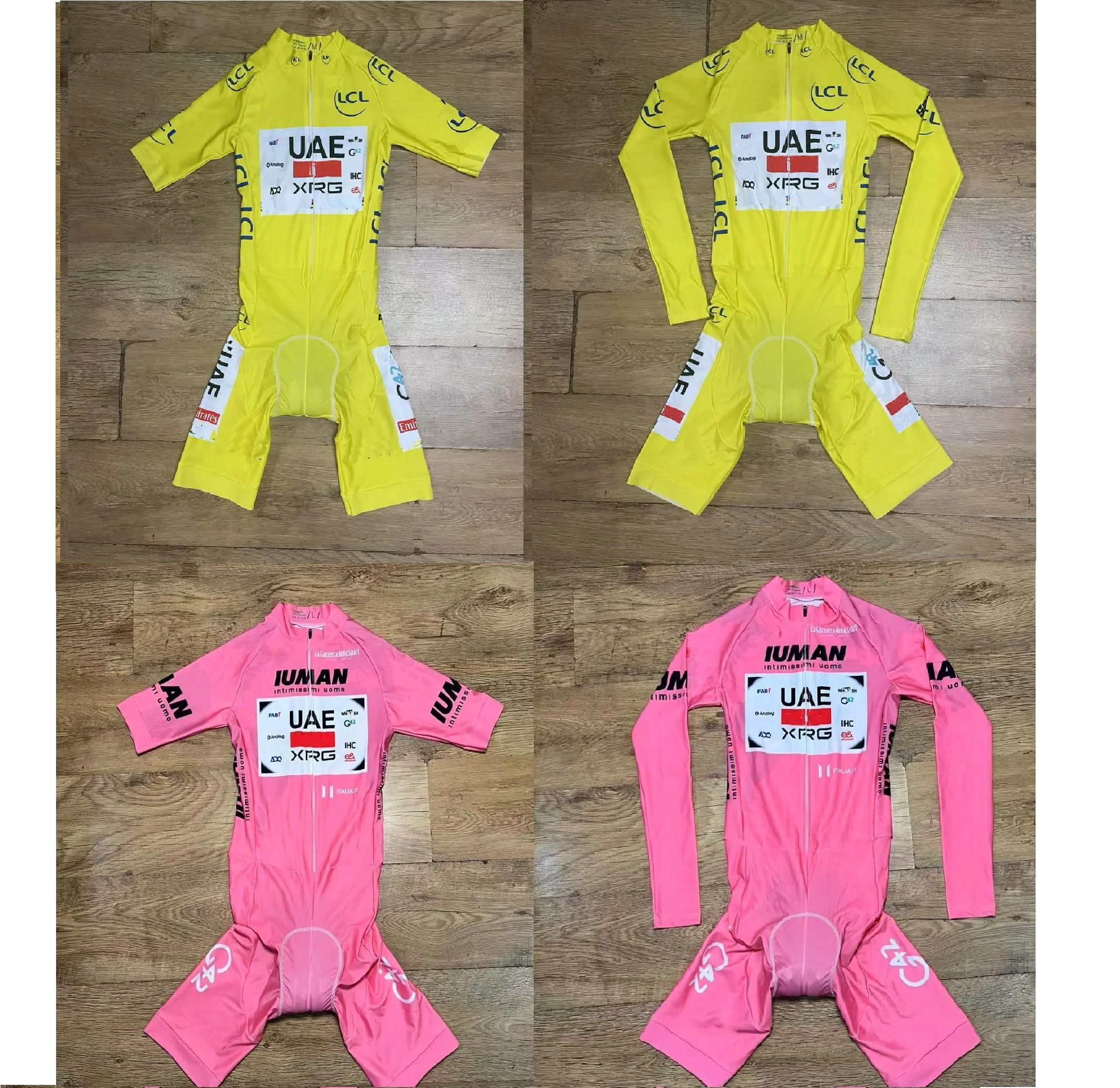 LASER CUT Skinsuit 2025 UAE XRG TEAM TDF ITALIA Bodysuit SHORT Cycling Jersey Bike Clothing Maillot Ropa Ciclismo
LASER CUT Skinsuit 2025 UAE XRG TEAM TDF ITALIA Bodysuit SHORT Cycling Jersey Bike Clothing Maillot Ropa Ciclismo