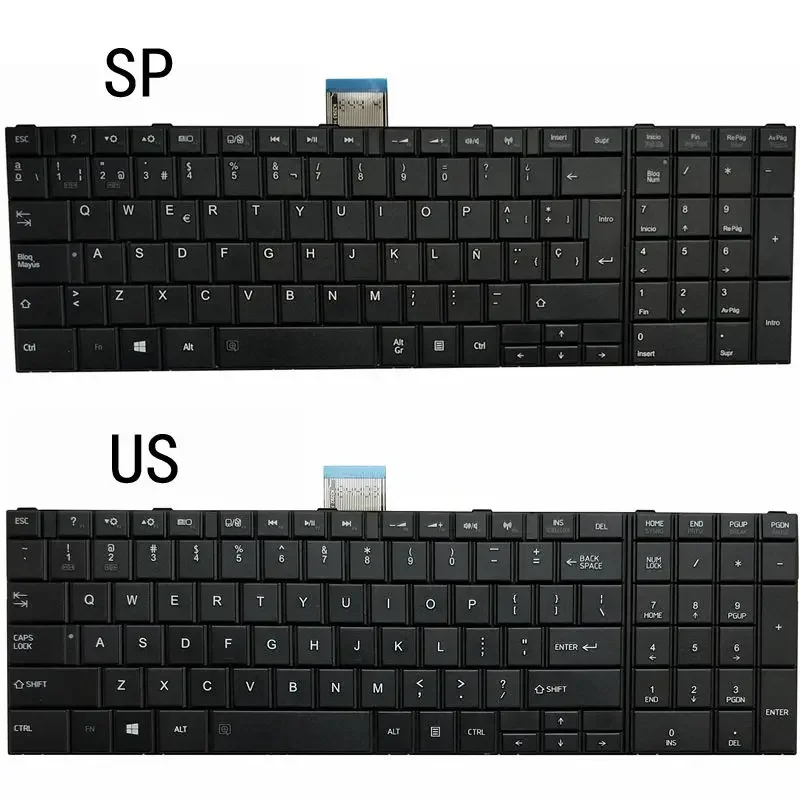 US/SP KEYBOARD FOR Toshiba Satellite C850 C855D C850D C855 C870 C870D C875 C875D L870 L875 L875D L850 L850D P850 L855 L850 T02B
US/SP KEYBOARD FOR Toshiba Satellite C850 C855D C850D C855 C870 C870D C875 C875D L870 L875 L875D L850 L850D P850 L855 L850 T02B
