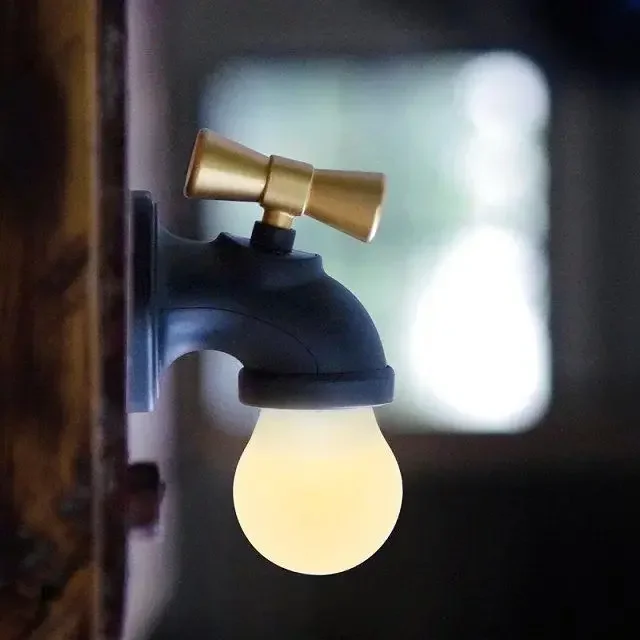 Creative faucet night light, charging intelligent sensor light, bedroom Xuanguang cabinet, bedside sound control light
Creative faucet night light, charging intelligent sensor light, bedroom Xuanguang cabinet, bedside sound control light