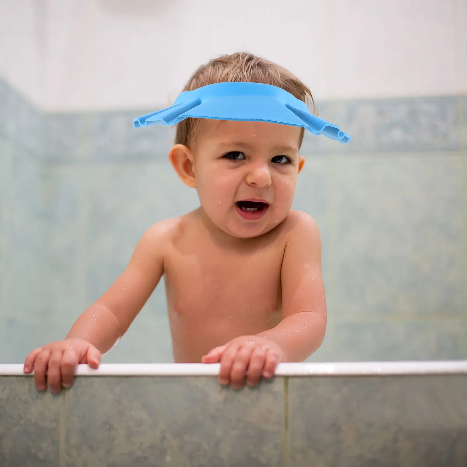 Baby Waterproof Ears Protection Bathing Hat for Toddler Kids Infant Blue Color Adjustable Hair Wash Shield Shower Cap
Baby Waterproof Ears Protection Bathing Hat for Toddler Kids Infant Blue Color Adjustable Hair Wash Shield Shower Cap