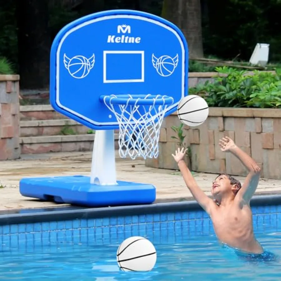 Poolside water basketball hoop for summer pool games durable plastic in blue and yellow extra-sturdy lengthened base includes 2
Poolside water basketball hoop for summer pool games durable plastic in blue and yellow extra-sturdy lengthened base includes 2