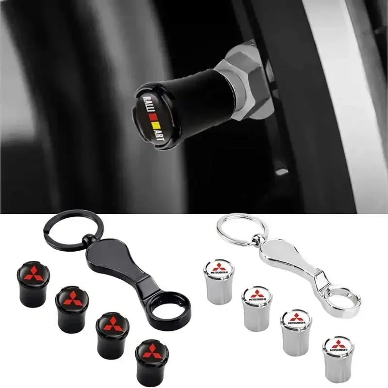 Car Wheel Tire Valve Caps Covers with Keychain for Mitsubishi Ralliart Lancer 9 10 ASX L200 Colt Pajero Outlander Eclipse Galant
Car Wheel Tire Valve Caps Covers with Keychain for Mitsubishi Ralliart Lancer 9 10 ASX L200 Colt Pajero Outlander Eclipse Galant