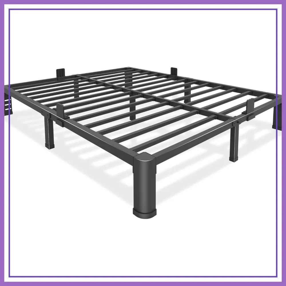 Low Profile Full Size Bed Frame, 3500 LBS Heavy Duty Metal Platform, No Box Spring Needed, Easy Assembly, Noise-Free, Black
Low Profile Full Size Bed Frame, 3500 LBS Heavy Duty Metal Platform, No Box Spring Needed, Easy Assembly, Noise-Free, Black