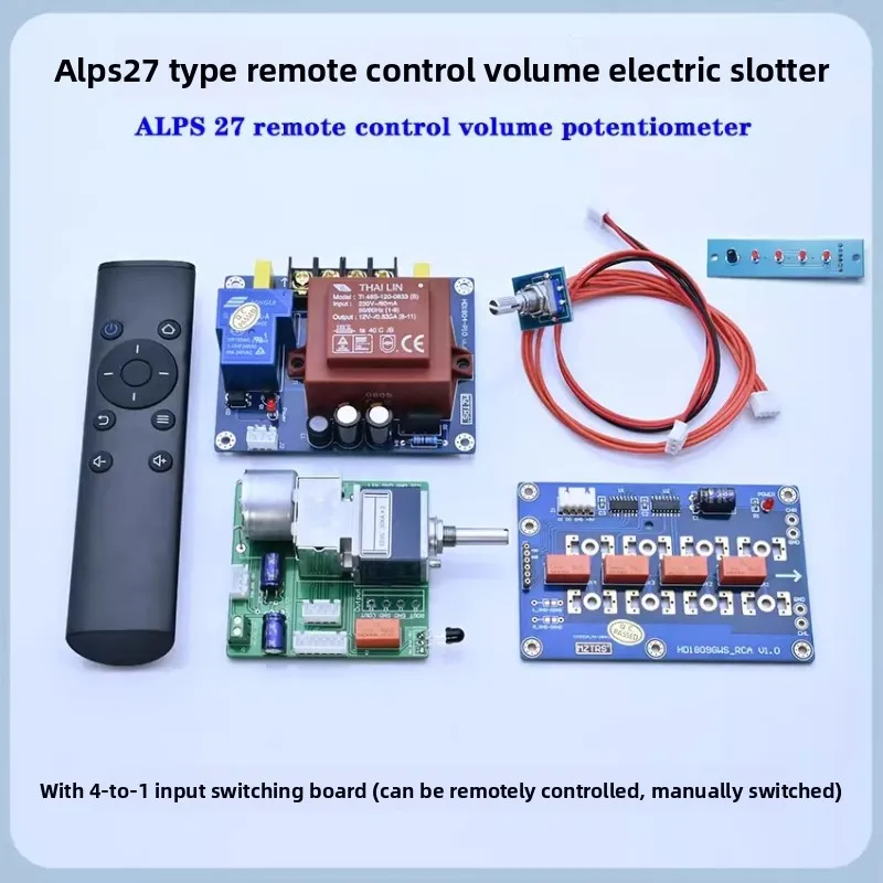 Alps27 motor 20k50k100k electric slotter infrared remote control volume audio control board restoration fever hifi
Alps27 motor 20k50k100k electric slotter infrared remote control volume audio control board restoration fever hifi