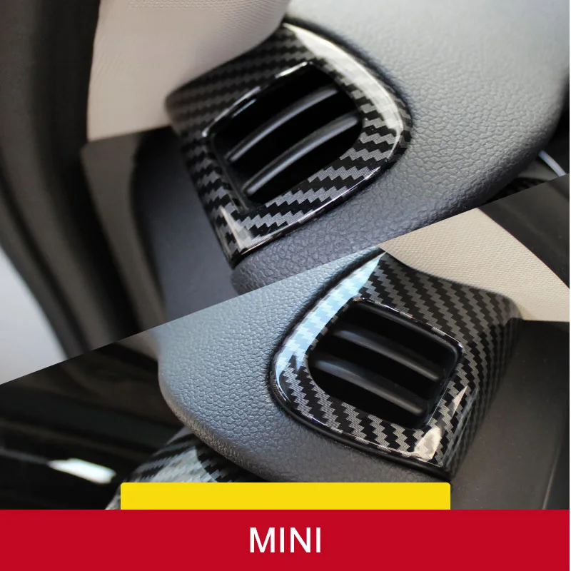 2 шт. приборная панель автомобиля, маленькая декоративная рамка для выхода воздуха для MINI ONE COOPER S F55 F56 F57, автомобильные аксессуары, внутренняя наклейка, стиль 
2 шт. приборная панель автомобиля, маленькая декоративная рамка для выхода воздуха для MINI ONE COOPER S F55 F56 F57, автомобильные аксессуары, внутренняя наклейка, стиль