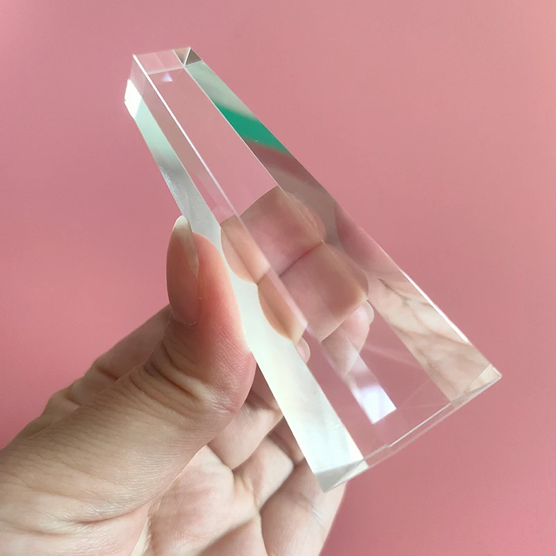Optical Prism K9 Glass Laser Beauty Instrument Prism Cuboid Shaped Square Guide Light Prism
Optical Prism K9 Glass Laser Beauty Instrument Prism Cuboid Shaped Square Guide Light Prism