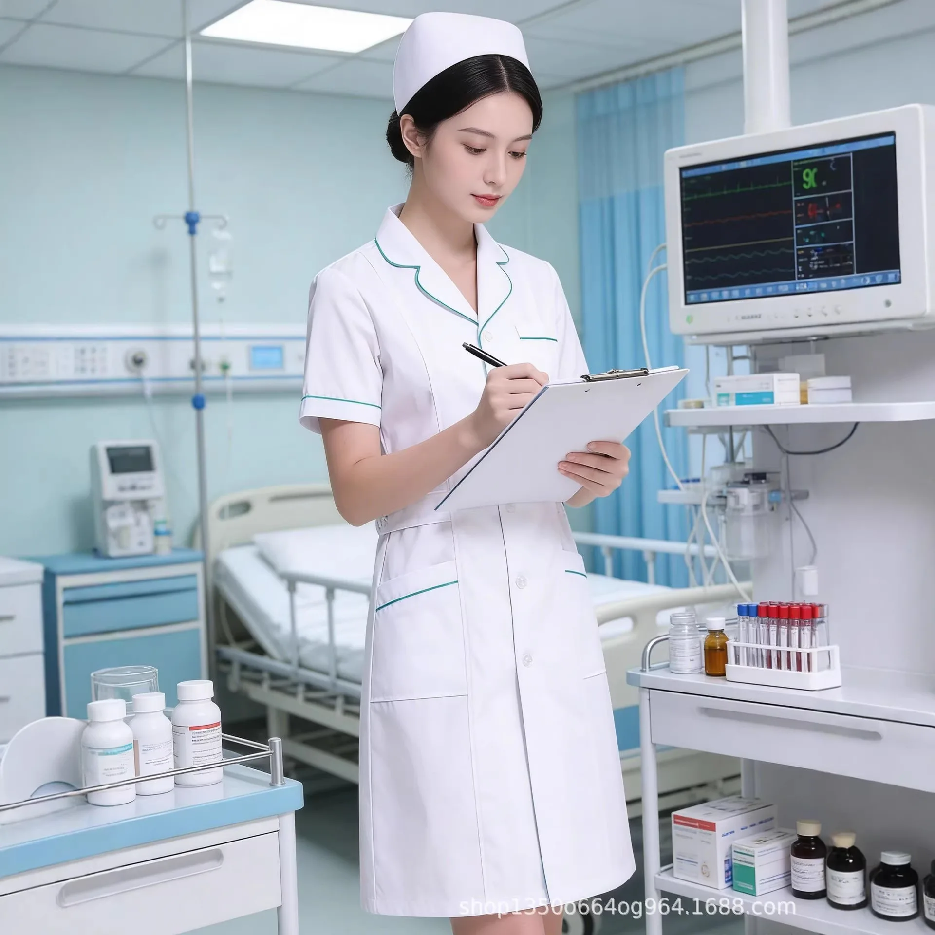 Women Short & Long Sleeve White Coat Uniform for Hospital Pharmacy Beauty Salon
Women Short & Long Sleeve White Coat Uniform for Hospital Pharmacy Beauty Salon