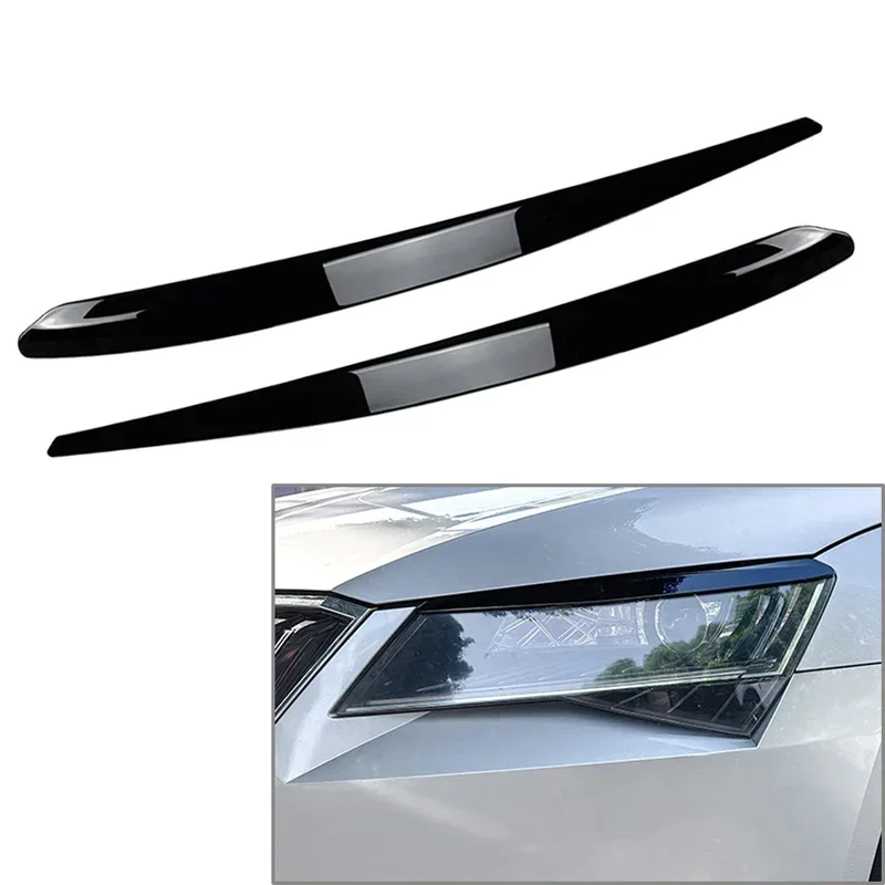 Car headlight headlamp eyebrow eyelids frame cover trim for Skoda Superb B8 2015 2016 2017 2018 2019 decorative accessories
Car headlight headlamp eyebrow eyelids frame cover trim for Skoda Superb B8 2015 2016 2017 2018 2019 decorative accessories