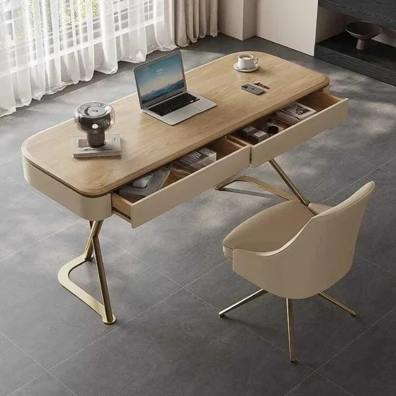 Modern simple ash wood solid wood desk home computer desk design sense
Modern simple ash wood solid wood desk home computer desk design sense