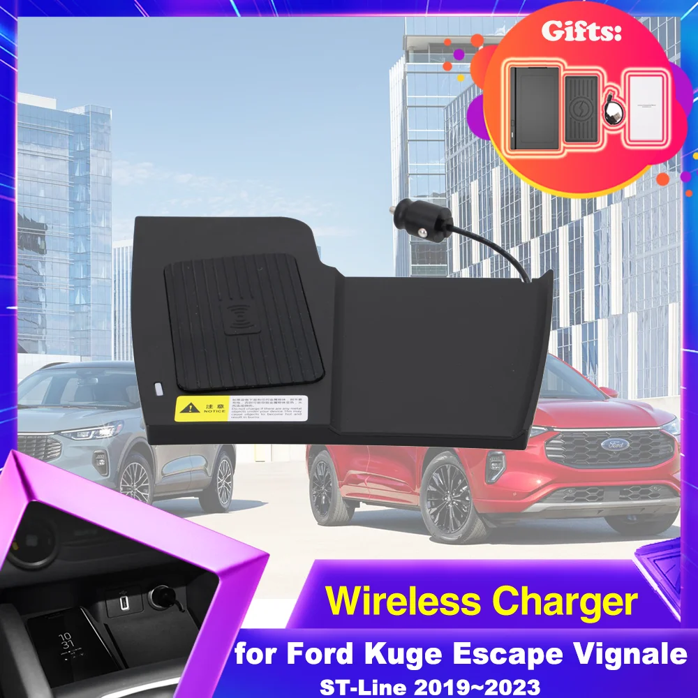 Автомобильная Беспроводная Подставка для зарядки для Ford Kuge Escape продавец ST-Line 2019 ~ 2023 2020 2021 коврик для быстрой зарядки телефона Подставка аксессуары
Автомобильная Беспроводная Подставка для зарядки для Ford Kuge Escape продавец ST-Line 2019 ~ 2023 2020 2021 коврик для быстрой зарядки телефона Подставка аксессуары
