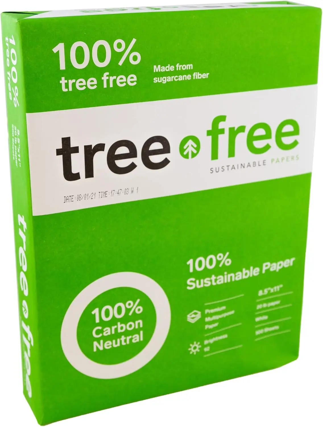 BAZIC Products Tree Free White Copy Paper, 8.5 x 11 in, 92 Bright, 10 Reams, for Printers Copiers Office
BAZIC Products Tree Free White Copy Paper, 8.5 x 11 in, 92 Bright, 10 Reams, for Printers Copiers Office