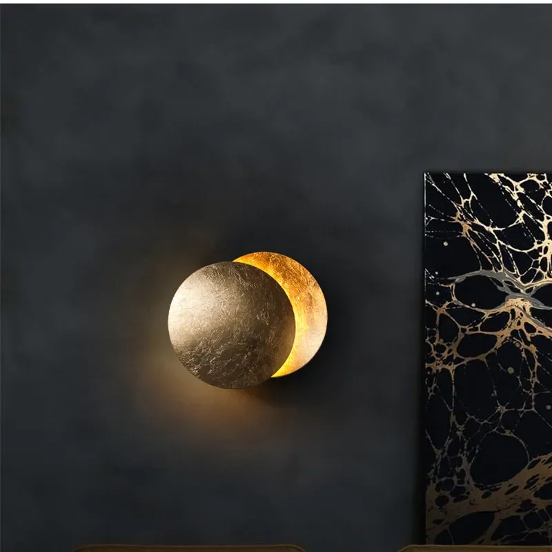 Vintage wall lamp Creative moon wall lamp Gold white black Eclipse lamp Corridor Living Room Decor bedroom bedside lamps
Vintage wall lamp Creative moon wall lamp Gold white black Eclipse lamp Corridor Living Room Decor bedroom bedside lamps