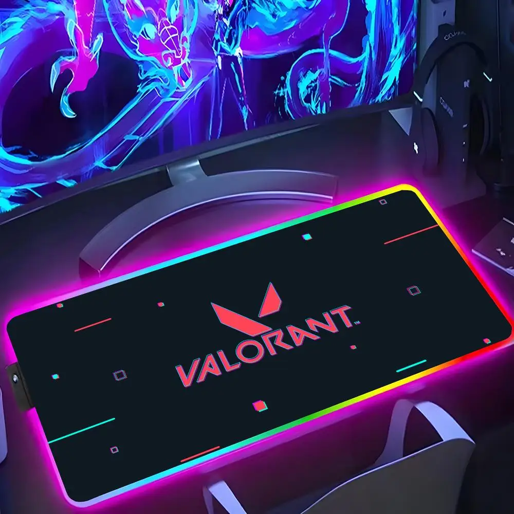 Game Valorant Mouse Pad RGB Luminous 900X400mm Large Table Mat Non-slip Extra Large Game Office Mouse Pad
Game Valorant Mouse Pad RGB Luminous 900X400mm Large Table Mat Non-slip Extra Large Game Office Mouse Pad