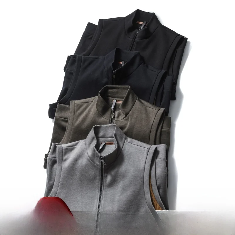 Luxury Wool Blend Knitted Vest Men's Fashion Urban Style Windproof Warm Standard Fit Daily Wear Autumn Winter Business Vest
Luxury Wool Blend Knitted Vest Men's Fashion Urban Style Windproof Warm Standard Fit Daily Wear Autumn Winter Business Vest