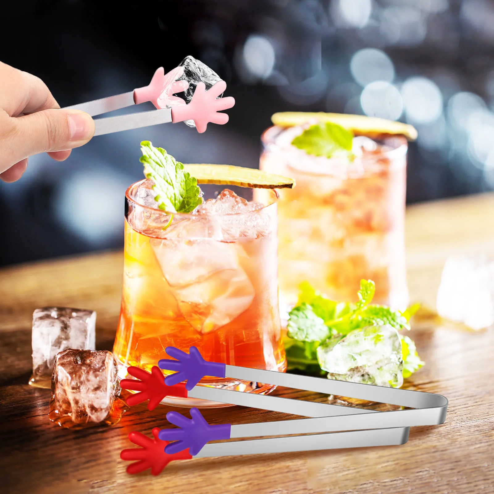 8Pcs Food Tongs Mini Colorful Silicone Head Stainless Steel Kitchen Serving Sugar Sweet Tongs for Picnic Buffet Barbecue
8Pcs Food Tongs Mini Colorful Silicone Head Stainless Steel Kitchen Serving Sugar Sweet Tongs for Picnic Buffet Barbecue