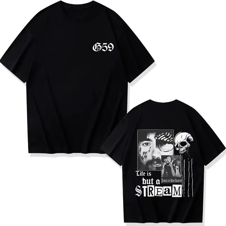SUICIDEBOYS GRAPHIC T-shirts - Printed T-shirts - Summer Luxury Brand Pure Cotton T-shirts for Men and Women, Short Sleeves
SUICIDEBOYS GRAPHIC T-shirts - Printed T-shirts - Summer Luxury Brand Pure Cotton T-shirts for Men and Women, Short Sleeves