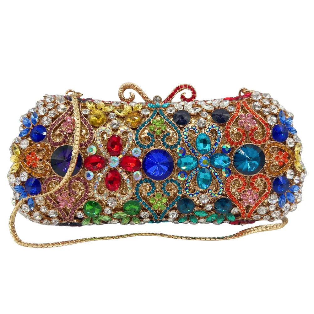 XIYUAN Роскошная сумка с цветочным принтом и бриллиантами, клатч с кристаллами для свадебной вечеринки, высококачественная вечерняя сумка со стразами, свадебный кошелек на плечо
XIYUAN Роскошная сумка с цветочным принтом и бриллиантами, клатч с кристаллами для свадебной вечеринки, высококачественная вечерняя сумка со стразами, свадебный кошелек на плечо