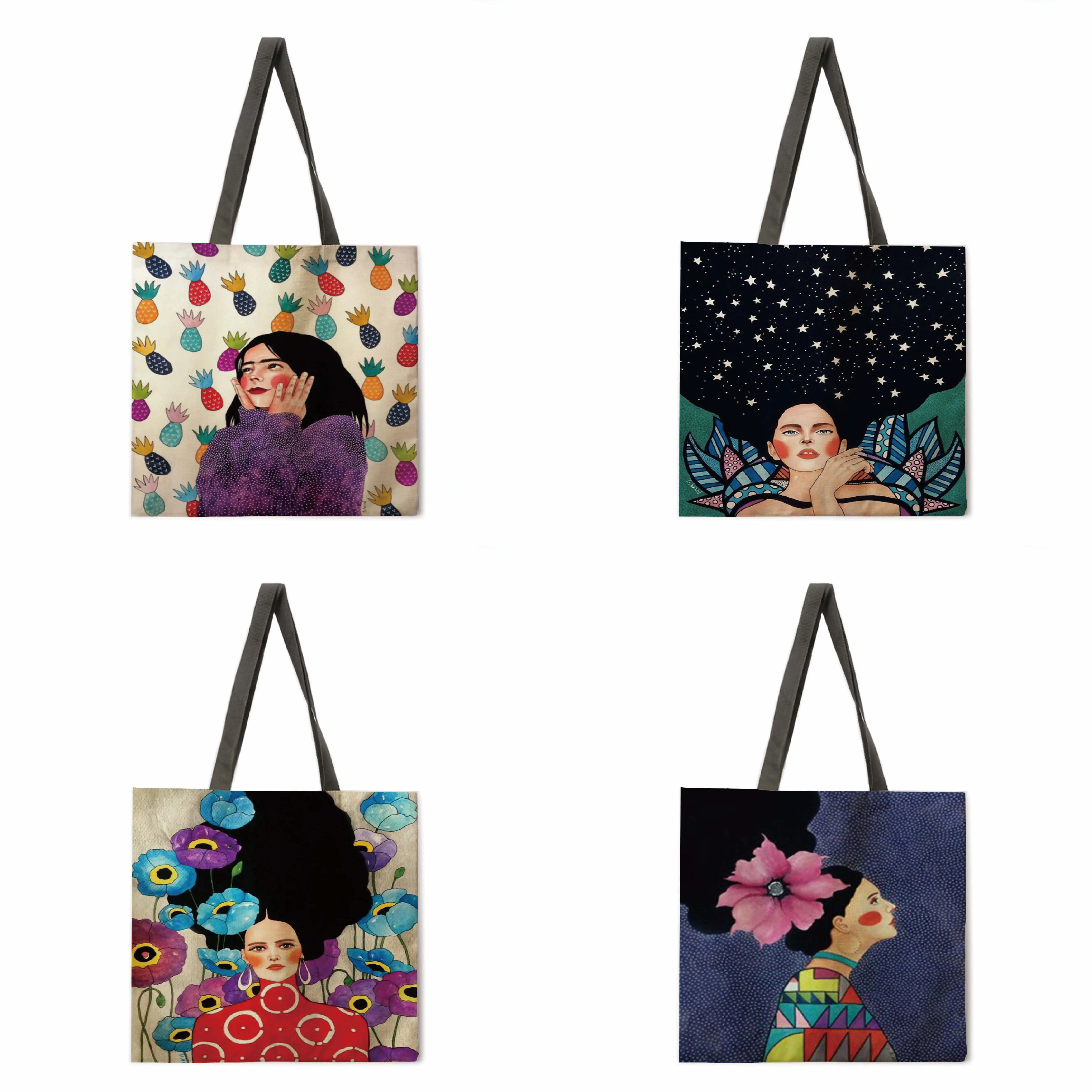 Dream Girl Linen Bag Handbag Lightweight Shoulder Bag Large Capacity Eco-friendly Shopping Bag Tote Bag
Dream Girl Linen Bag Handbag Lightweight Shoulder Bag Large Capacity Eco-friendly Shopping Bag Tote Bag