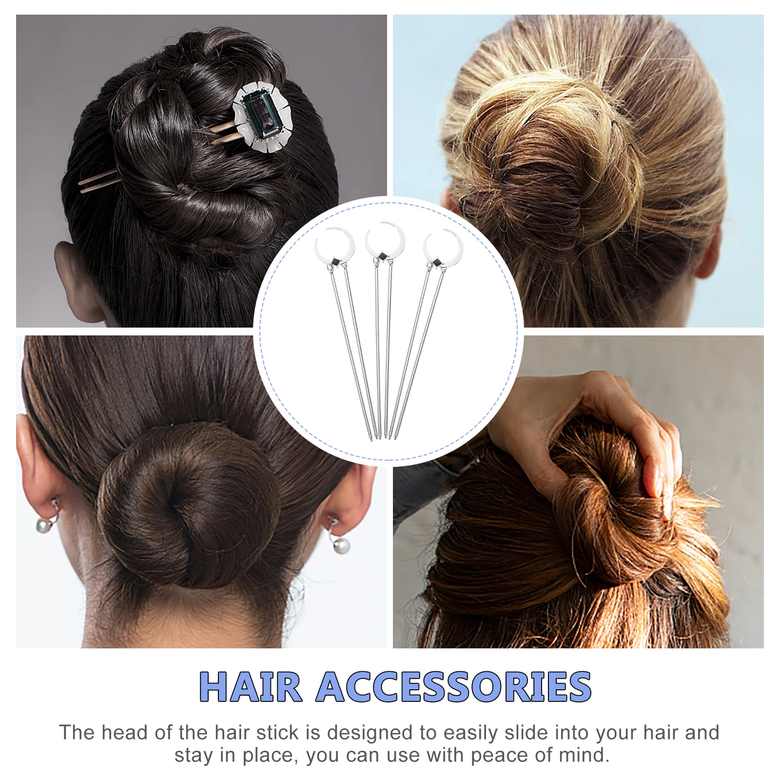 3Pcs Metal Hair Chopsticks Vintage Bun Stick for Women Girls Daily Party Accessories Hairpin for Women
3Pcs Metal Hair Chopsticks Vintage Bun Stick for Women Girls Daily Party Accessories Hairpin for Women