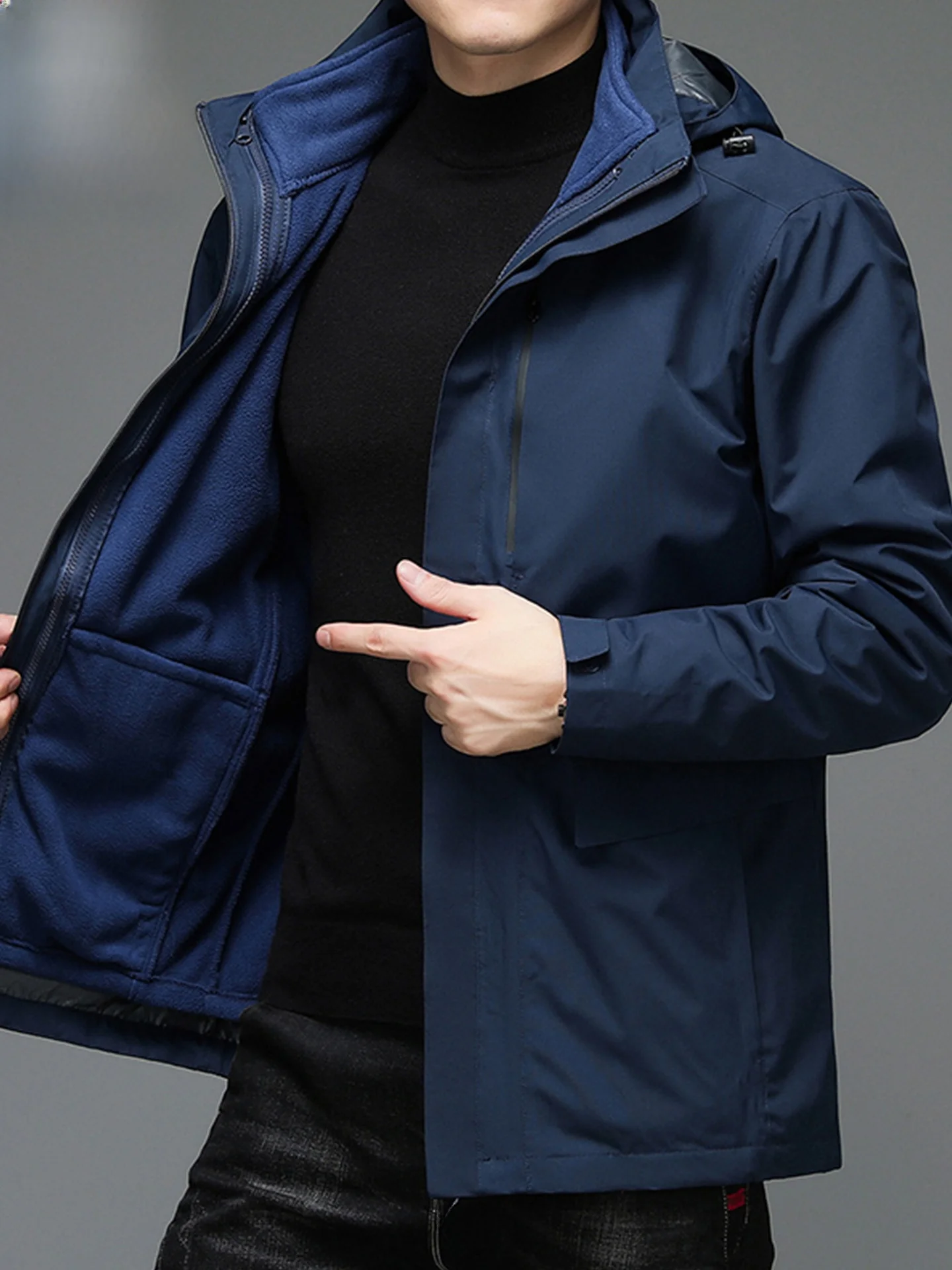 Outdoor Men's Casual Windproof Jaet Hooded Thiened Spring Autumn Winter Faion Ci Sle Stand Fit Polyester Fiber
Outdoor Men's Casual Windproof Jaet Hooded Thiened Spring Autumn Winter Faion Ci Sle Stand Fit Polyester Fiber