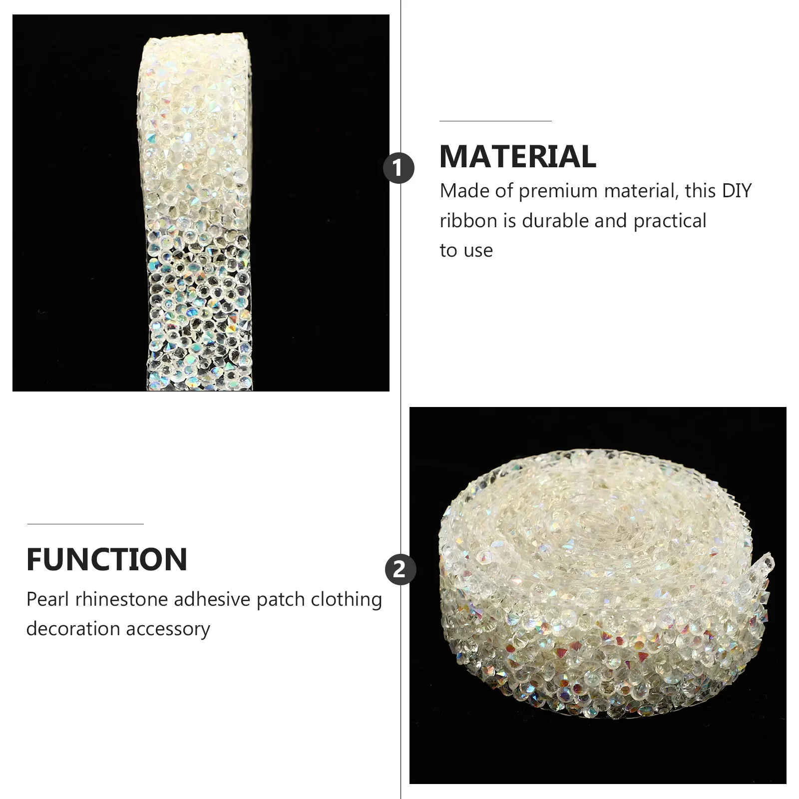 1 Roll Self-Adhesive Rhinestone Ribbon Resin Diamond Tape for DIY Crafts High-Temperature Resistance Sparkling Webbing Bling
1 Roll Self-Adhesive Rhinestone Ribbon Resin Diamond Tape for DIY Crafts High-Temperature Resistance Sparkling Webbing Bling