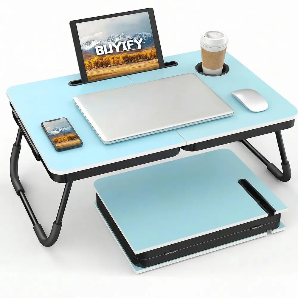 Foldable Laptop Bed Desk for Couch, Sofa Large Lap Desk Tray Table with Cup Holder and Tablet Slot Portable Notebook Stand for
Foldable Laptop Bed Desk for Couch, Sofa Large Lap Desk Tray Table with Cup Holder and Tablet Slot Portable Notebook Stand for