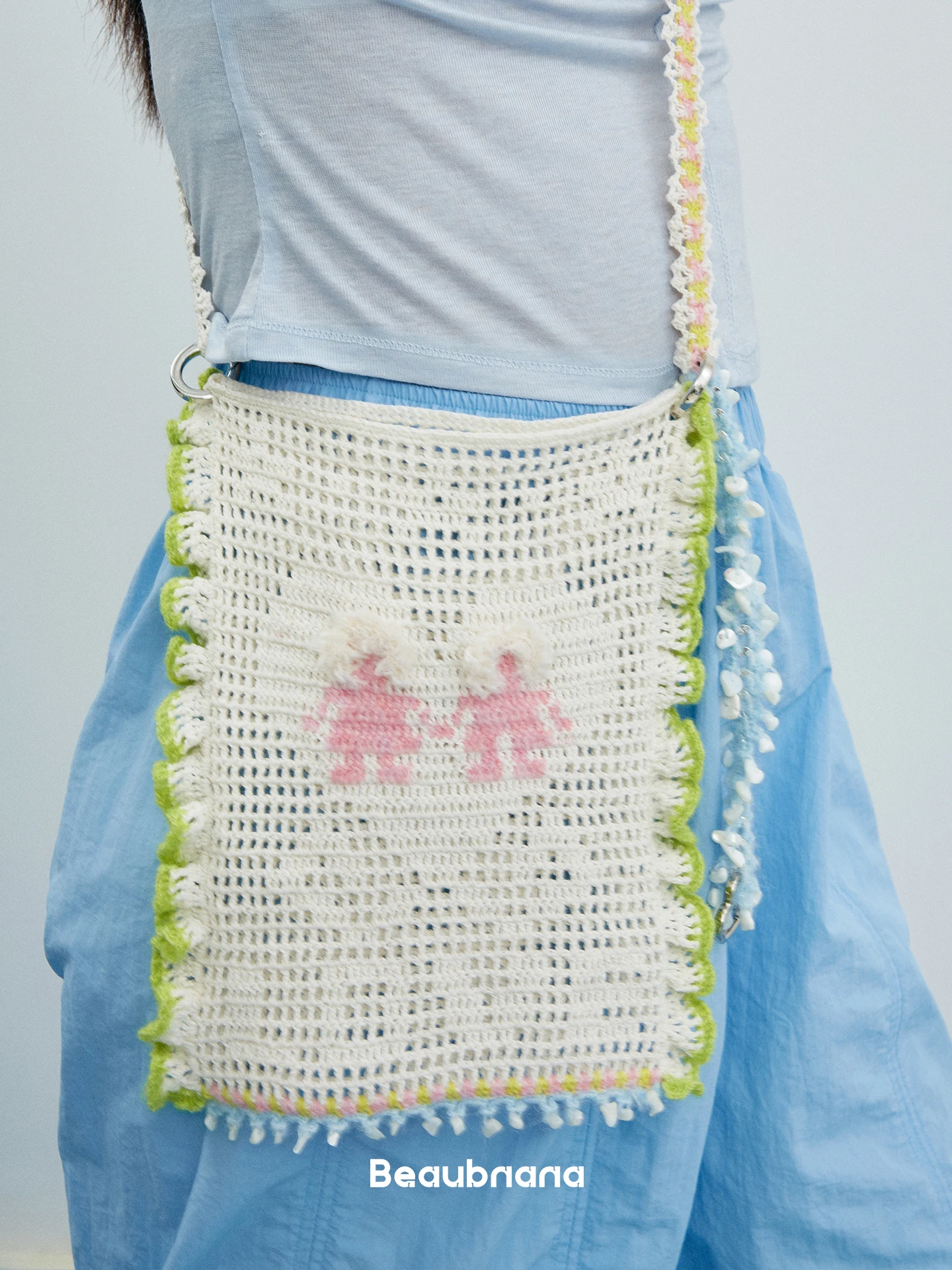 Handcrafted Heart Fairy Hollow out Crossbody Bag Women's Summer Lazy Single Shoulder Bag Soft Handle Detachable Strap
Handcrafted Heart Fairy Hollow out Crossbody Bag Women's Summer Lazy Single Shoulder Bag Soft Handle Detachable Strap