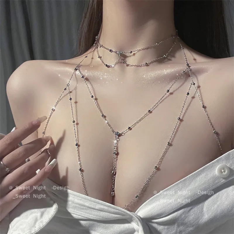 Chest Chain Body Chain European American Bodychain Sexy Bikini Back Chain Accessory Necklace Women
Chest Chain Body Chain European American Bodychain Sexy Bikini Back Chain Accessory Necklace Women