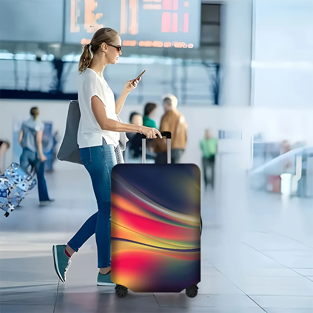 1-Piece Vibrant Abstract Wave luggage cover for luggage covers 18 – 32 Inches; a dustproof, stretchy travel accessory with fl
1-Piece Vibrant Abstract Wave luggage cover for luggage covers 18 – 32 Inches; a dustproof, stretchy travel accessory with fl