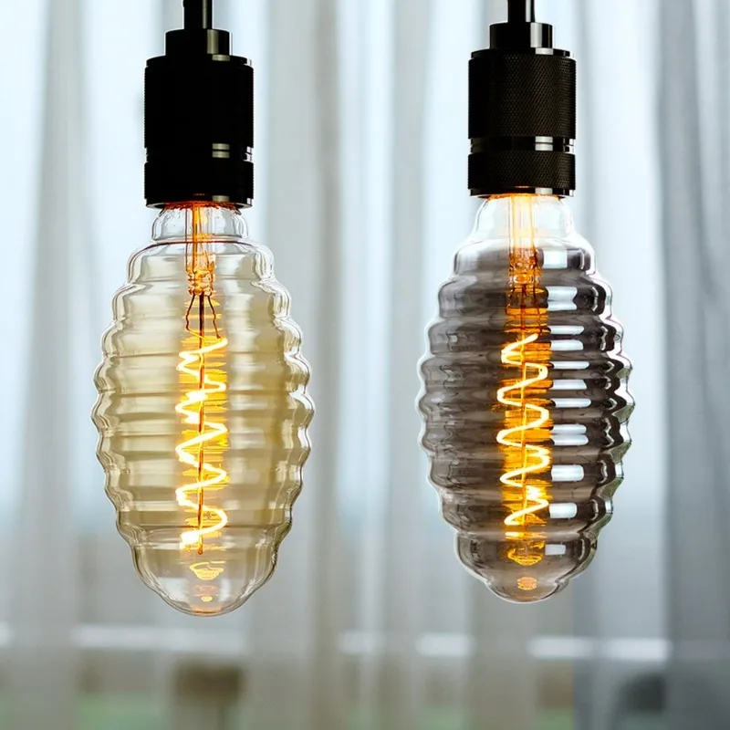 Edison Bulb LED FilamentLight Warm Light E27 HoneycombLight Art Style Grey Gold Special-shaped Retro 
Edison Bulb LED FilamentLight Warm Light E27 HoneycombLight Art Style Grey Gold Special-shaped Retro