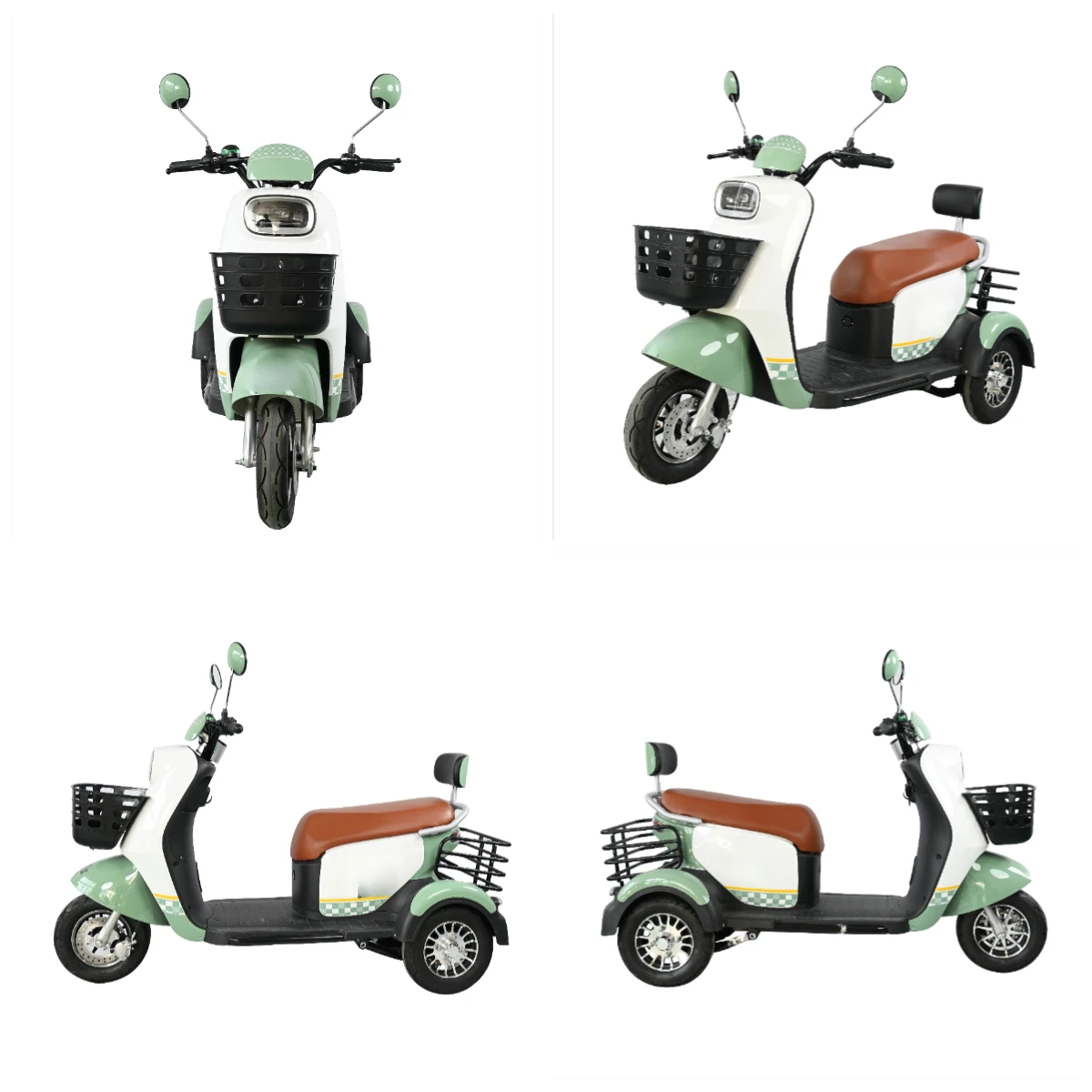 STLF Factory-Priced Electric Tricycle Moped Scooter Electric 3-Wheel Motorcycle Tricycle Scooter
STLF Factory-Priced Electric Tricycle Moped Scooter Electric 3-Wheel Motorcycle Tricycle Scooter