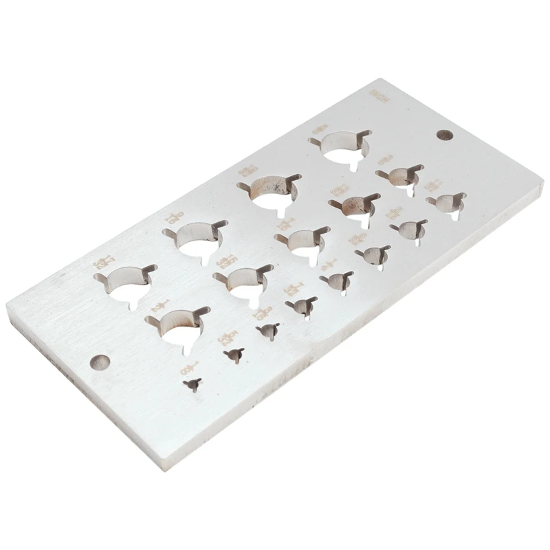 High Speed Steel Dowel Plate Dowel Maker 17 Holes (English System) Steel Dowel Plate Plum Bossom Holes
High Speed Steel Dowel Plate Dowel Maker 17 Holes (English System) Steel Dowel Plate Plum Bossom Holes