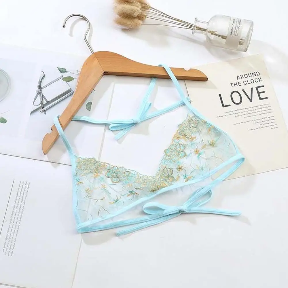 European and American Ultra-thin Bandage Open Back Flower Hollow Embroidered Women's Bras Underwear Sexy Lingerie
European and American Ultra-thin Bandage Open Back Flower Hollow Embroidered Women's Bras Underwear Sexy Lingerie
