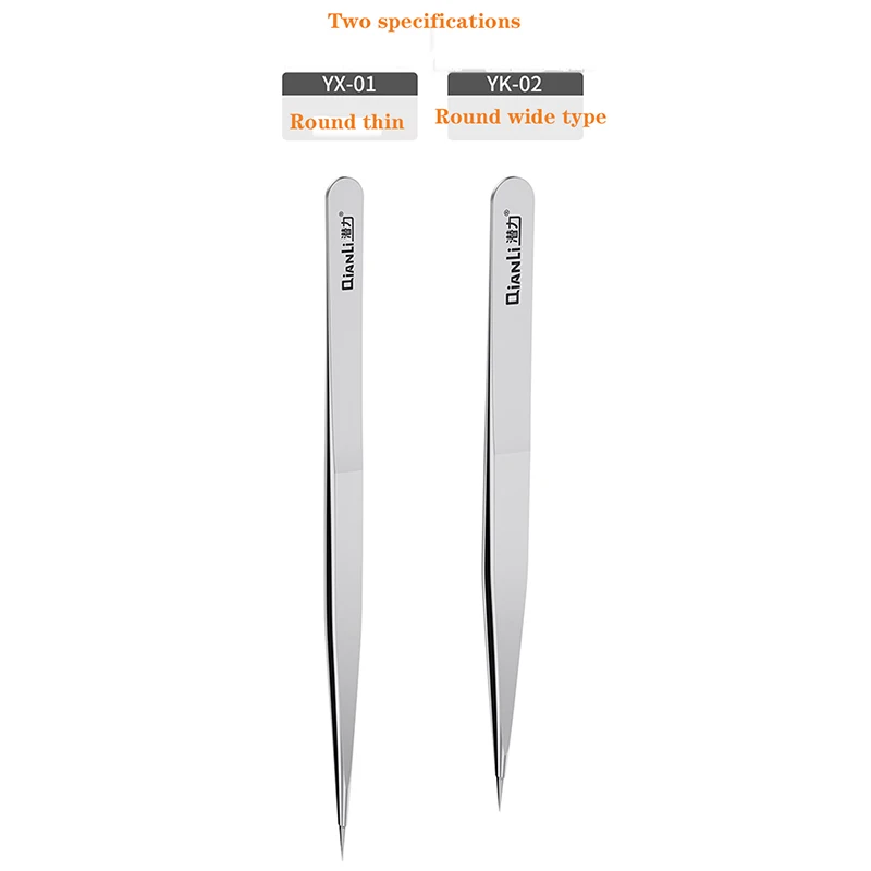 QIanLi round hand-polished ineezy tweezers non-magnetic stainless steel 0.1mm anti-rust, wear-resistant and corrosion-resistant
QIanLi round hand-polished ineezy tweezers non-magnetic stainless steel 0.1mm anti-rust, wear-resistant and corrosion-resistant