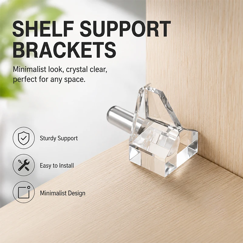 Right Angle Shelf Support Bracket Adjustable Pegs Pins for Cabinet Wardrobe Wooden Glass Board Removable Shelf Holder Hardware
Right Angle Shelf Support Bracket Adjustable Pegs Pins for Cabinet Wardrobe Wooden Glass Board Removable Shelf Holder Hardware