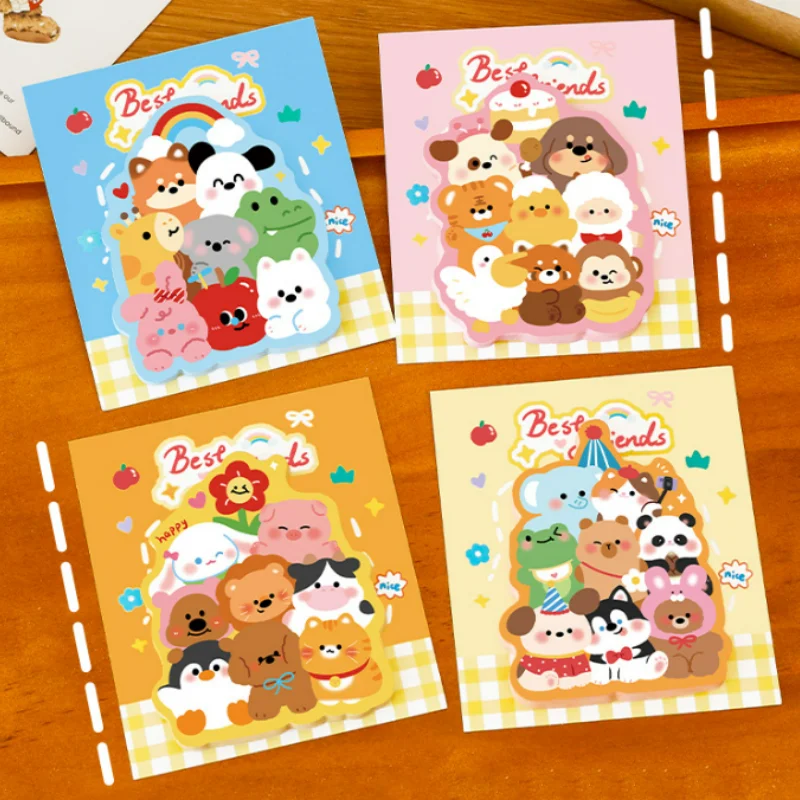 40pcs/lot Kawaii Cat Dog Rabbit Animal Memo Pad Sticky Notes Cute N Times Stationery Label Notepad Bookmark Post School Supplies
40pcs/lot Kawaii Cat Dog Rabbit Animal Memo Pad Sticky Notes Cute N Times Stationery Label Notepad Bookmark Post School Supplies