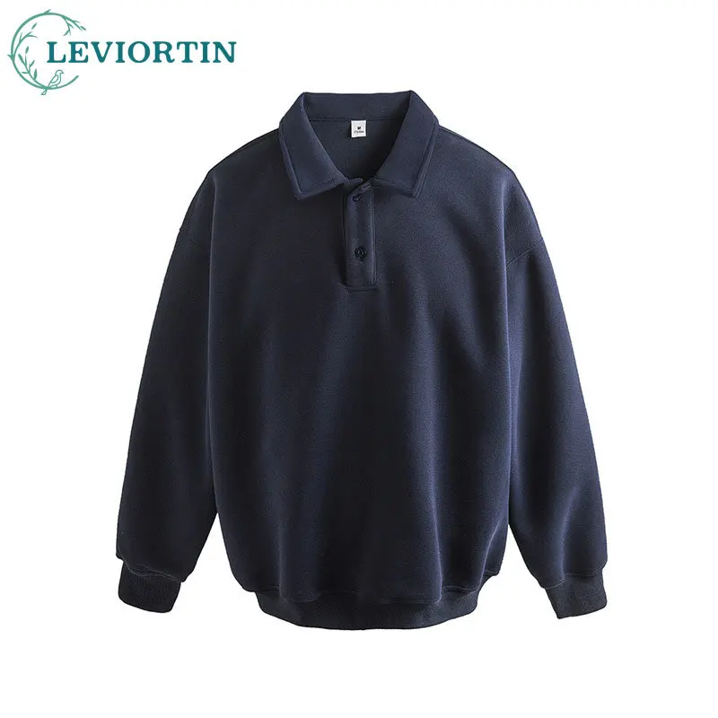 Весенне-осенняя американская модная толстовка с воротником в стиле ретро для мужчин и женщин, однотонный топ с длинными рукавами, универсальное повседневное пальто
Весенне-осенняя американская модная толстовка с воротником в стиле ретро для мужчин и женщин, однотонный топ с длинными рукавами, универсальное повседневное пальто