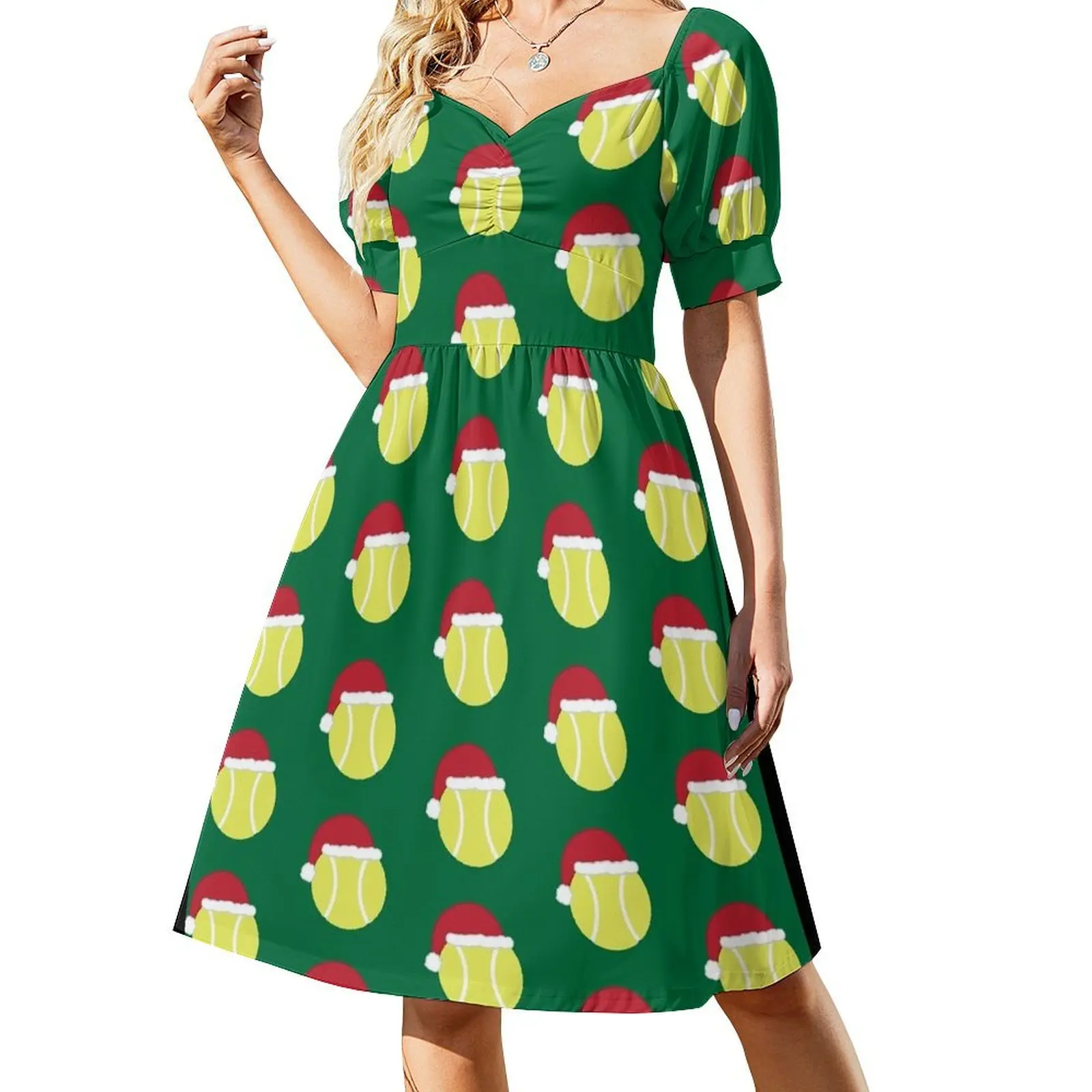 Tennis Santa Short-Sleeved Dress dresses for special events Evening dresses Dress for girls
Tennis Santa Short-Sleeved Dress dresses for special events Evening dresses Dress for girls