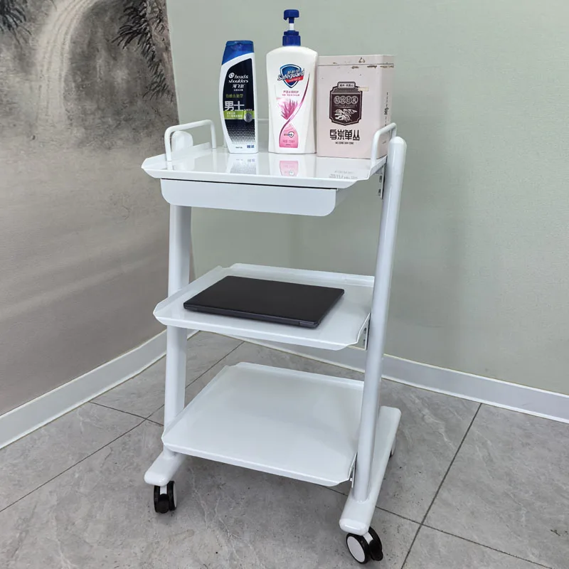 Тележка на колесиках, портативная тележка для салона красоты, парикмахерская, вспомогательная тележка, тележка для инструментов, мебель для косметического салона, ручная тележка
Тележка на колесиках, портативная тележка для салона красоты, парикмахерская, вспомогательная тележка, тележка для инструментов, мебель для косметического салона, ручная тележка