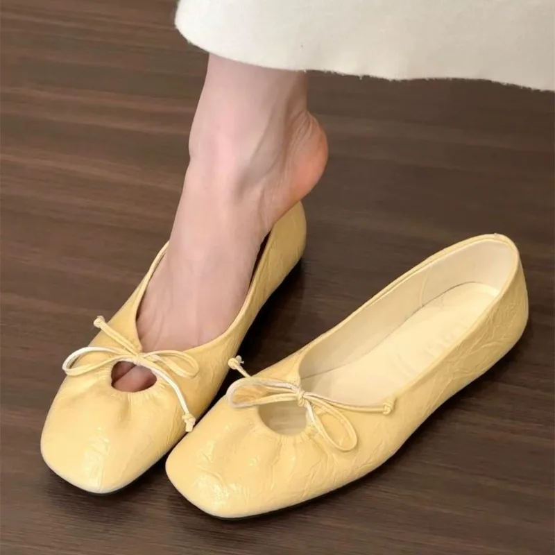 Luxury Fashion Butterfly-Knot Ladies Flat Shoes Female Plus Size Soft Sole Ballet Flats Women French Dress Commuting Shoes
Luxury Fashion Butterfly-Knot Ladies Flat Shoes Female Plus Size Soft Sole Ballet Flats Women French Dress Commuting Shoes