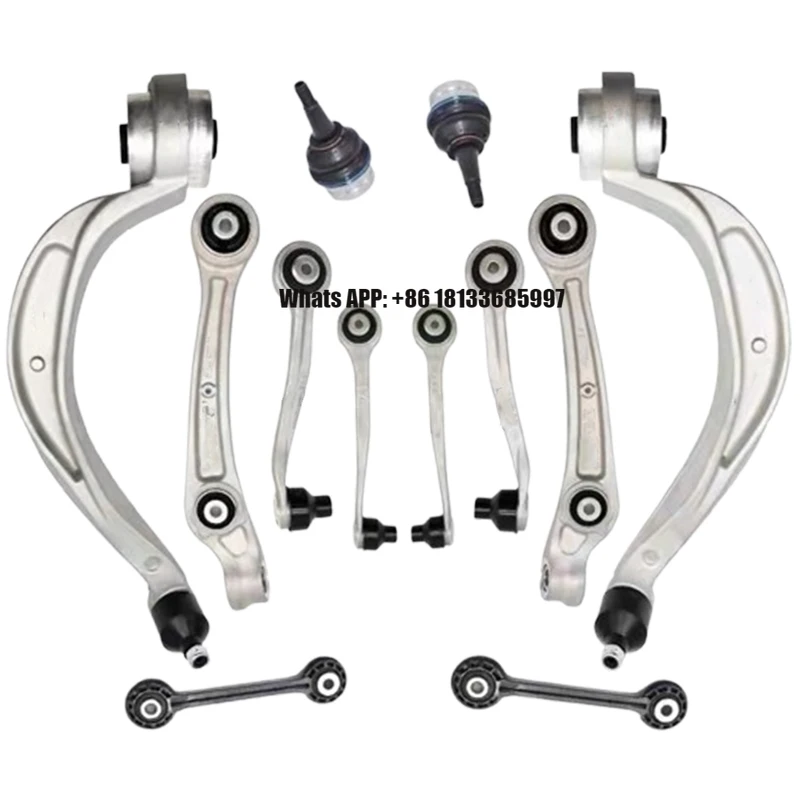 Рычаг передней подвески 8K0407505 для Audi A4 B8 A5 A6, комплект верхних и нижних рычагов, шаровая опора тяги
Рычаг передней подвески 8K0407505 для Audi A4 B8 A5 A6, комплект верхних и нижних рычагов, шаровая опора тяги