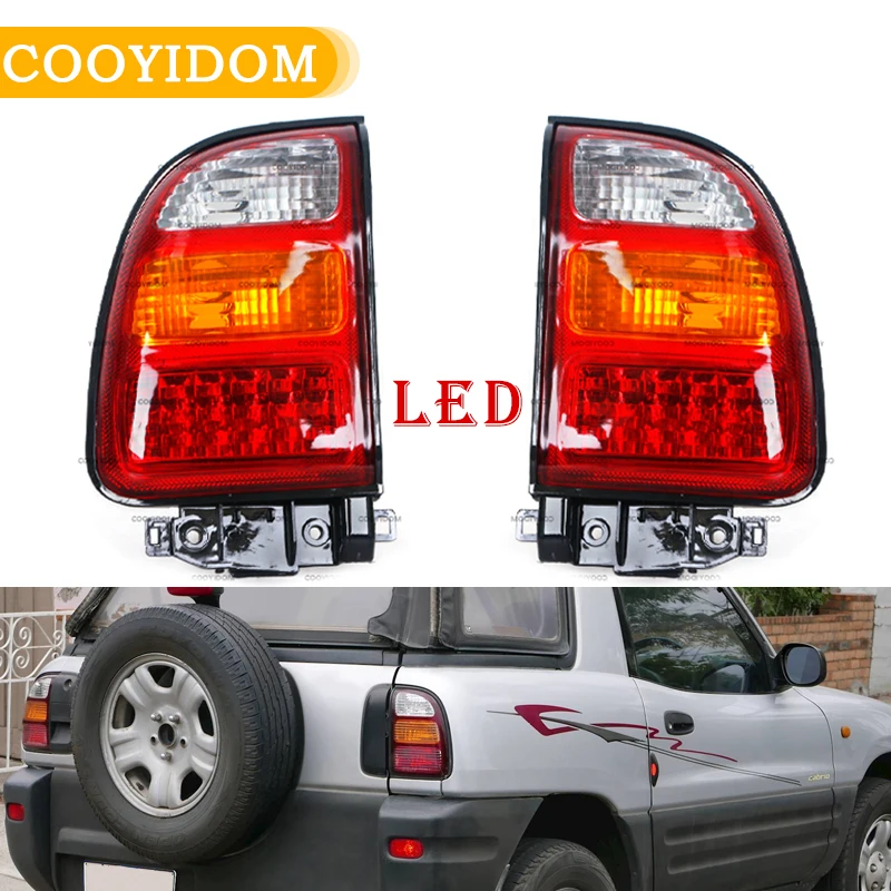 For Toyota RAV4 1998 1999 2000 Car LED Tail Lamp Rear Reverse Brake Stop Lamp Rear Tail Light Assembly 8156142050 8156042050
For Toyota RAV4 1998 1999 2000 Car LED Tail Lamp Rear Reverse Brake Stop Lamp Rear Tail Light Assembly 8156142050 8156042050