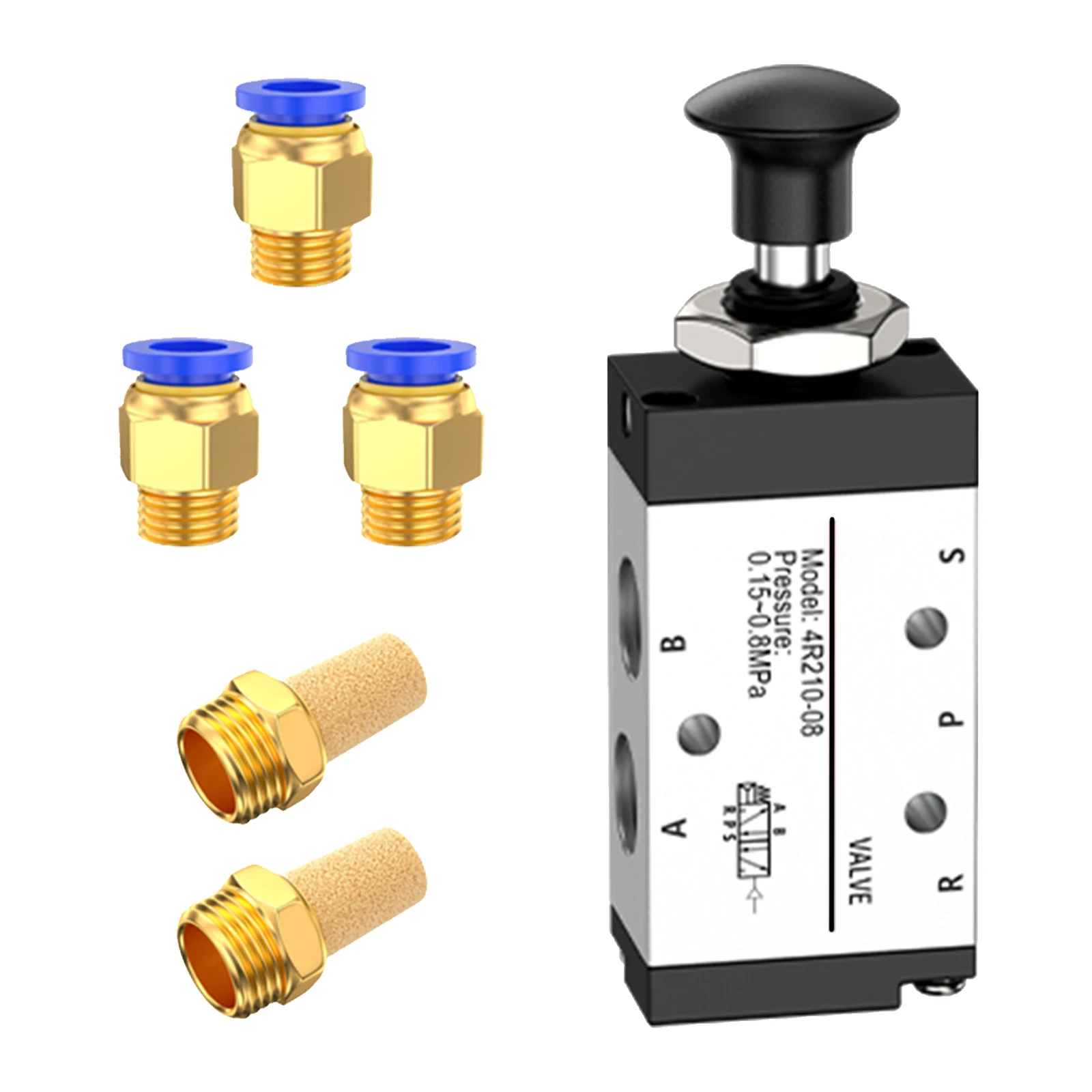 Ручной клапан с пневматическим переключателем, регулирующий клапан цилиндра, двухпозиционный, пятиходовой реверсивный клапан, 4R210-08
Ручной клапан с пневматическим переключателем, регулирующий клапан цилиндра, двухпозиционный, пятиходовой реверсивный клапан, 4R210-08