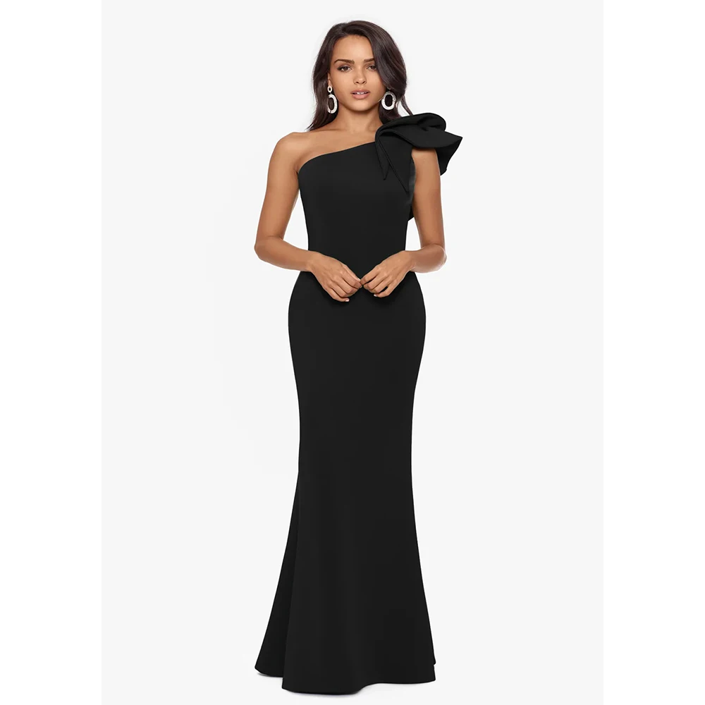 Arya High Quality Black Evening Dresses Jersey for Floor-Length One-Shoulder Prom Dress Mermaid Vestidos De Fiesta Customized
Arya High Quality Black Evening Dresses Jersey for Floor-Length One-Shoulder Prom Dress Mermaid Vestidos De Fiesta Customized