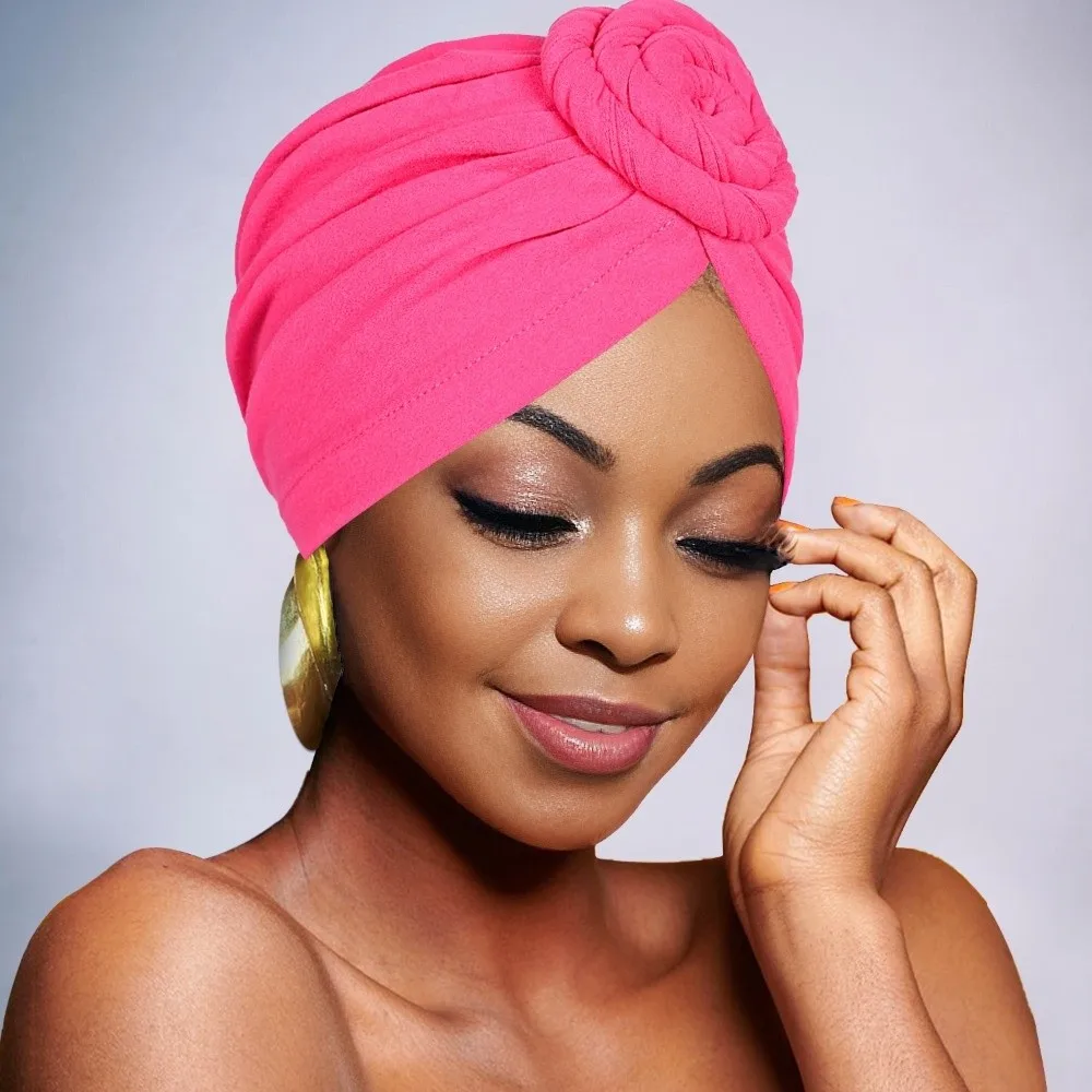 New Vintage Hijab Caps Wrap Style Soft Polyester Islamic Headband Elastic Breathable Twist Knot Turban Hat Hair Loss
New Vintage Hijab Caps Wrap Style Soft Polyester Islamic Headband Elastic Breathable Twist Knot Turban Hat Hair Loss