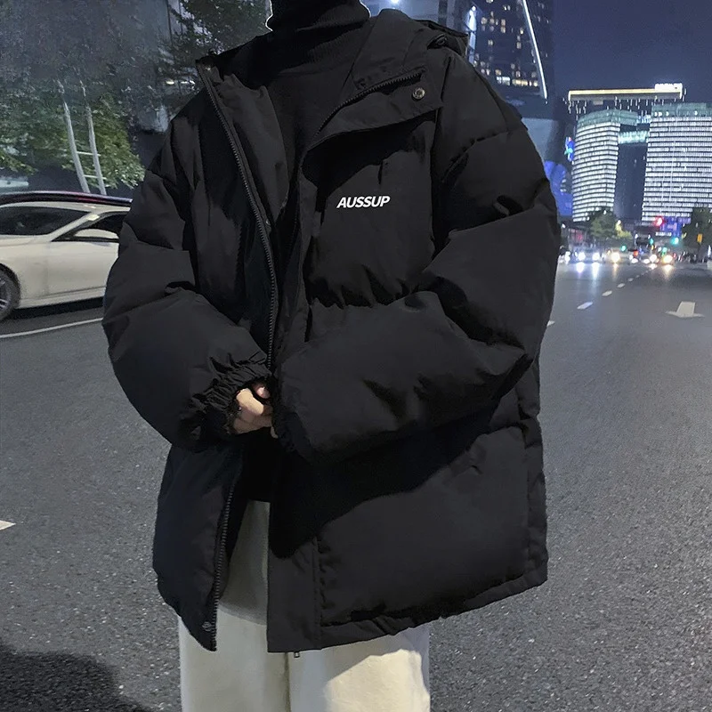 Paul 2024 New Men's Thiened Cotton Jaet Loose Bread Sle Winter Coat Korean Faion Casual Pure Color Zipper Closure
Paul 2024 New Men's Thiened Cotton Jaet Loose Bread Sle Winter Coat Korean Faion Casual Pure Color Zipper Closure