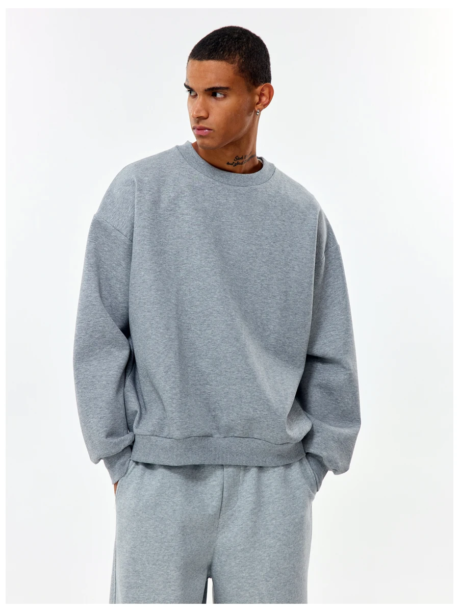 SlowGang American Cleanfit Air Layer Sweatirt Men's Boxy ort Wide Space Cotton round Ne Heavy Du Trendy Streetwear
SlowGang American Cleanfit Air Layer Sweatirt Men's Boxy ort Wide Space Cotton round Ne Heavy Du Trendy Streetwear