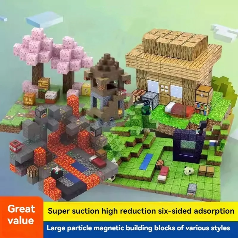 World Creative Magnetic Building Blocks Model Cube Creative DIY Toys For Children Educational Toy Kids Birthday Christmas Gift
World Creative Magnetic Building Blocks Model Cube Creative DIY Toys For Children Educational Toy Kids Birthday Christmas Gift