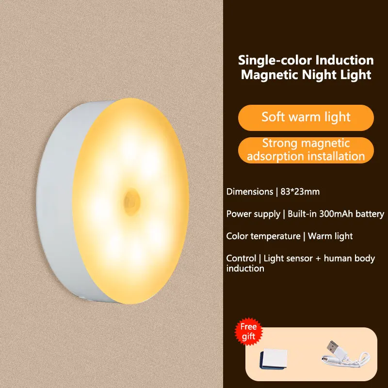 LED Night Light Smart Human Body Sensor with Digital Sensor Head Magnetic Suction Wireless-Use Eye Protect Night Lamp
LED Night Light Smart Human Body Sensor with Digital Sensor Head Magnetic Suction Wireless-Use Eye Protect Night Lamp